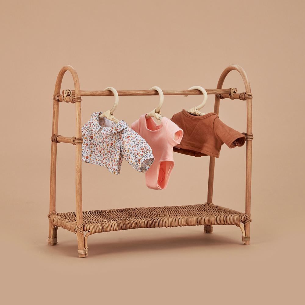 Dinkum Doll Rattan Clothes Rail