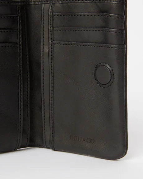 Juju & Co. Small Capri Wallet- Black