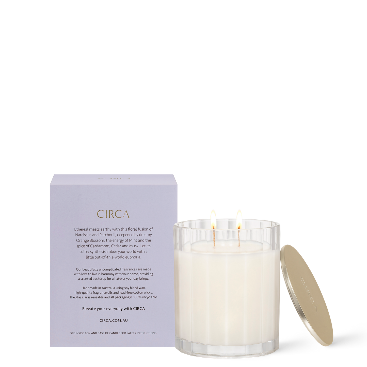 Circa Home Cotton Flower & Freesia 350g Candle