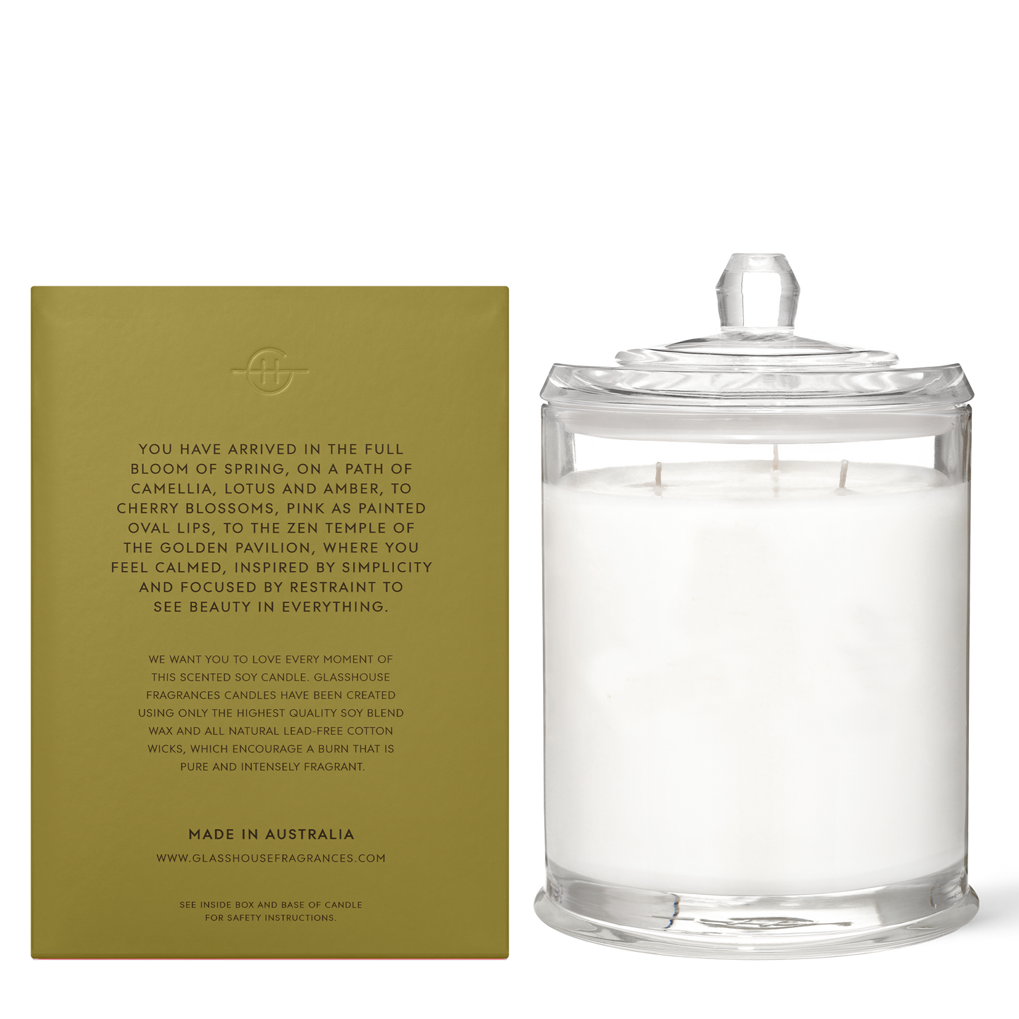 Glasshouse Kyoto In Bloom - Candle 760g
