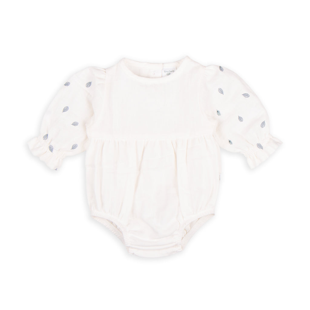Tiny Twig Snow White Embroidery Bodysuit