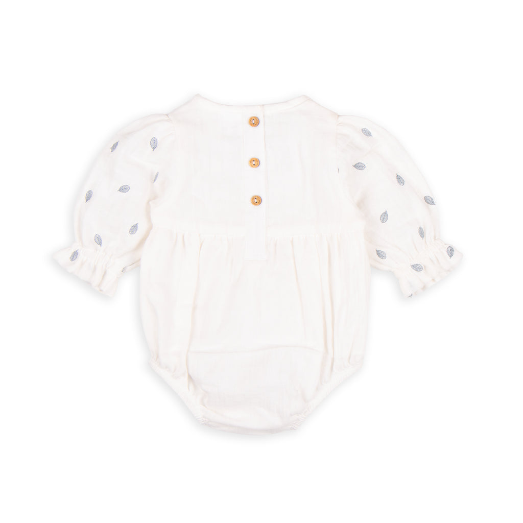 Tiny Twig Snow White Embroidery Bodysuit
