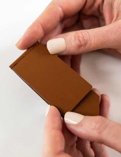 Leatherette Bookmark - Espresso
