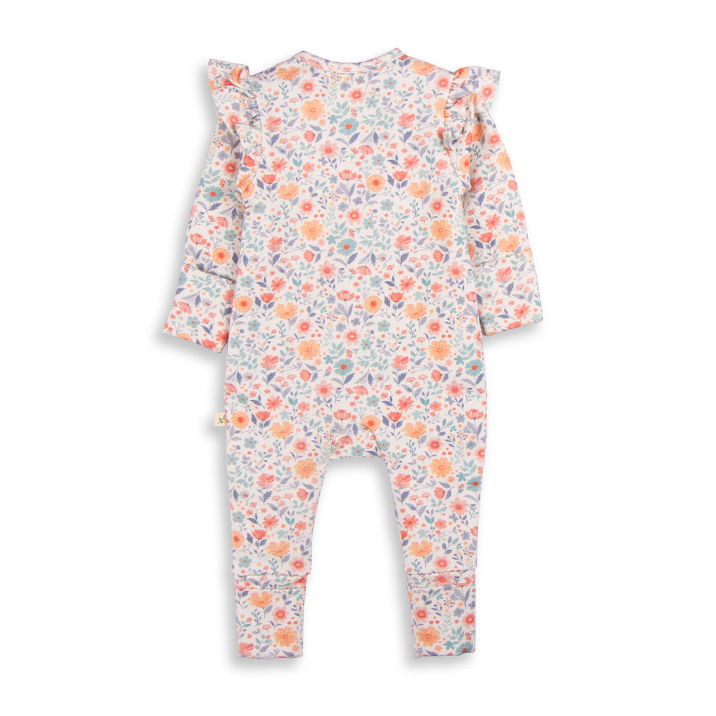 Tiny Twig Cottage Garden Long Sleeve Zipsuit
