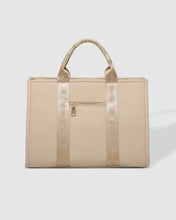 Load image into Gallery viewer, Manhattan Logo Tote Bag- Biscotti
