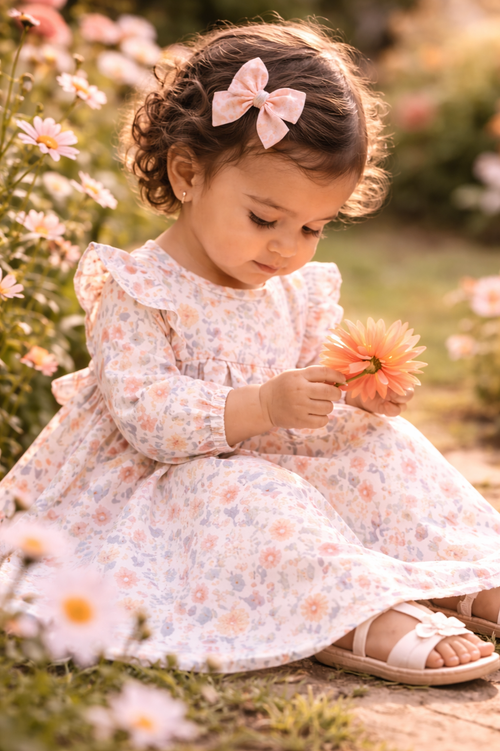 Tiny Twig Cottage Garden Frill Dress