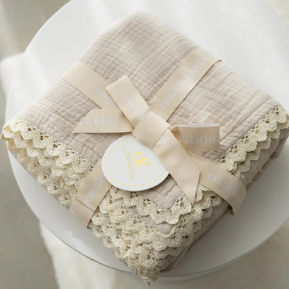Confetti Kidz Classic Muslin Blanket - Oatmeal