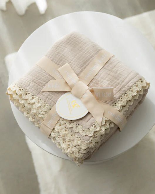 Confetti Kidz Classic Muslin Blanket - Oatmeal