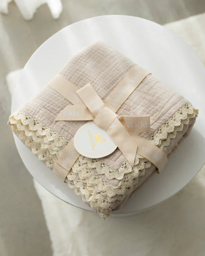 Confetti Kidz Classic Muslin Blanket - Oatmeal