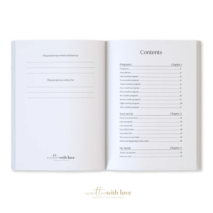 Baby Memory Book with Keepsake Box – Sage Green Linen