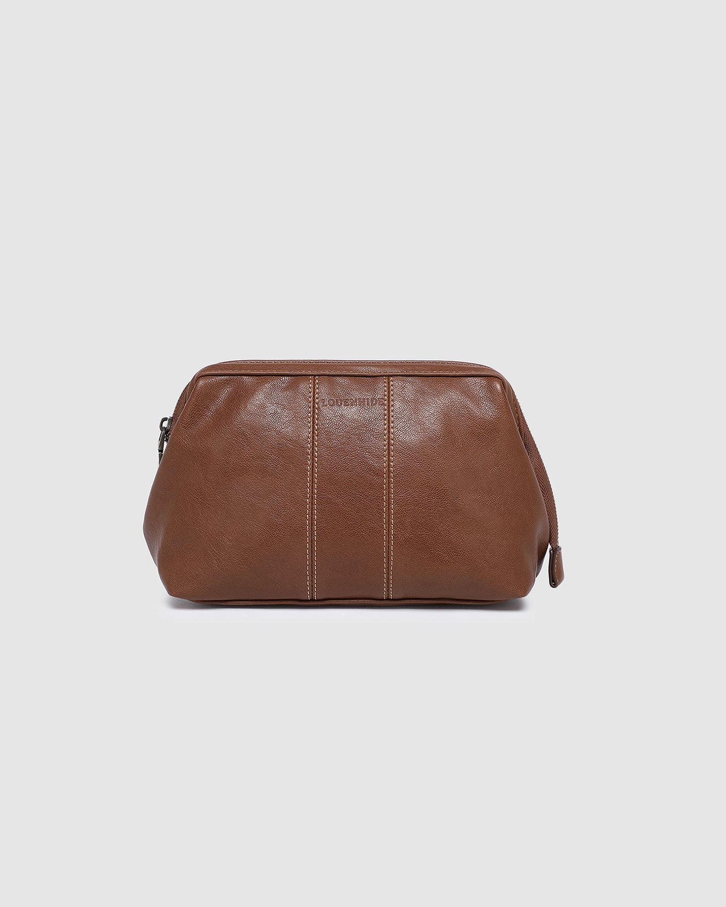 Louenhide Albie Toiletry Bag - Saddle Cognac