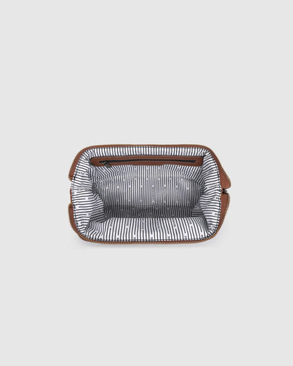 Louenhide Albie Toiletry Bag - Saddle Cognac