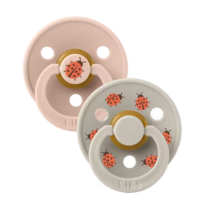 BIBS Studio Dummy - Ladybug Blush/Sand (2 Pack)