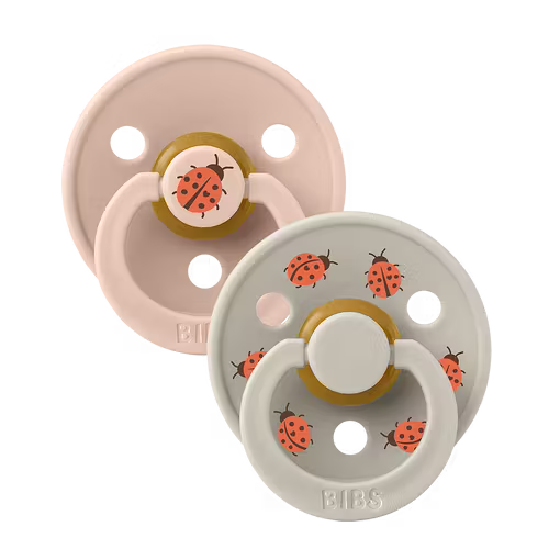 BIBS Studio Dummy - Ladybug Blush/Sand (2 Pack)