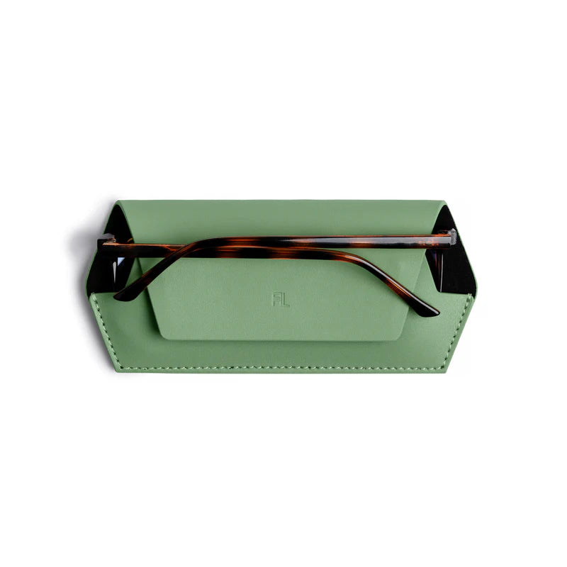 Fox & Leo Glasses Case - Sage