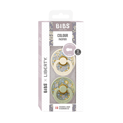BIBS x Liberty Dummy - Eloise Sage Mix (2 Pack)
