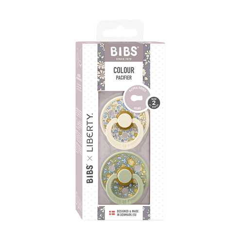 BIBS x Liberty Dummy - Eloise Sage Mix (2 Pack)
