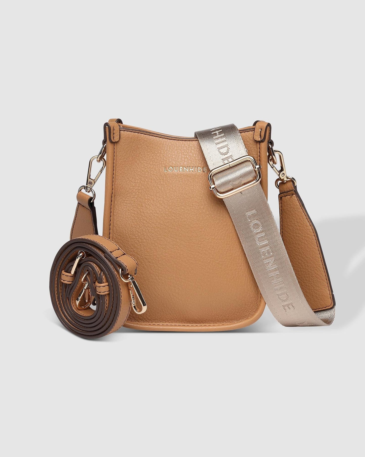Louenhide Parker Phone Crossbody Bag | Camel