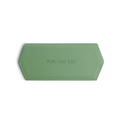 Fox & Leo Glasses Case - Sage