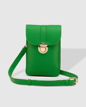 Load image into Gallery viewer, Fontaine Phone Crossbody Bag- Apple Green
