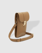 Load image into Gallery viewer, Fontaine Phone Crossbody Bag- Latte
