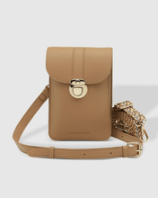 Load image into Gallery viewer, Fontaine Phone Crossbody Bag- Latte
