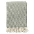 Preppy Dusty Green Wool Blanket