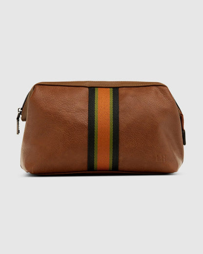 Louenhide Gilbert Mens Toiletry Bag - Tobacco