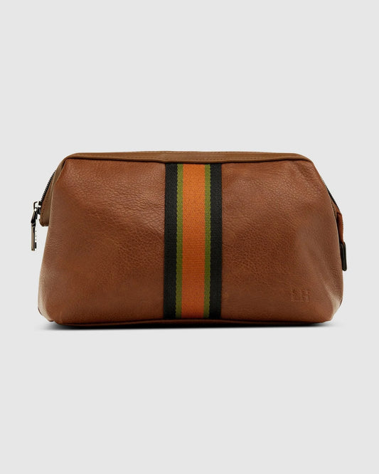 Louenhide Gilbert Mens Toiletry Bag - Tobacco