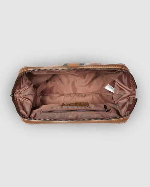 Louenhide Gilbert Mens Toiletry Bag - Tobacco