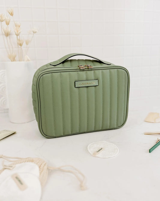 Maggie Cosmetic Case- Sage Green