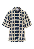 MOS the Label Lara Crochet Shirt - Navy