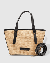 Load image into Gallery viewer, Hayman Cream Black Tote- Small
