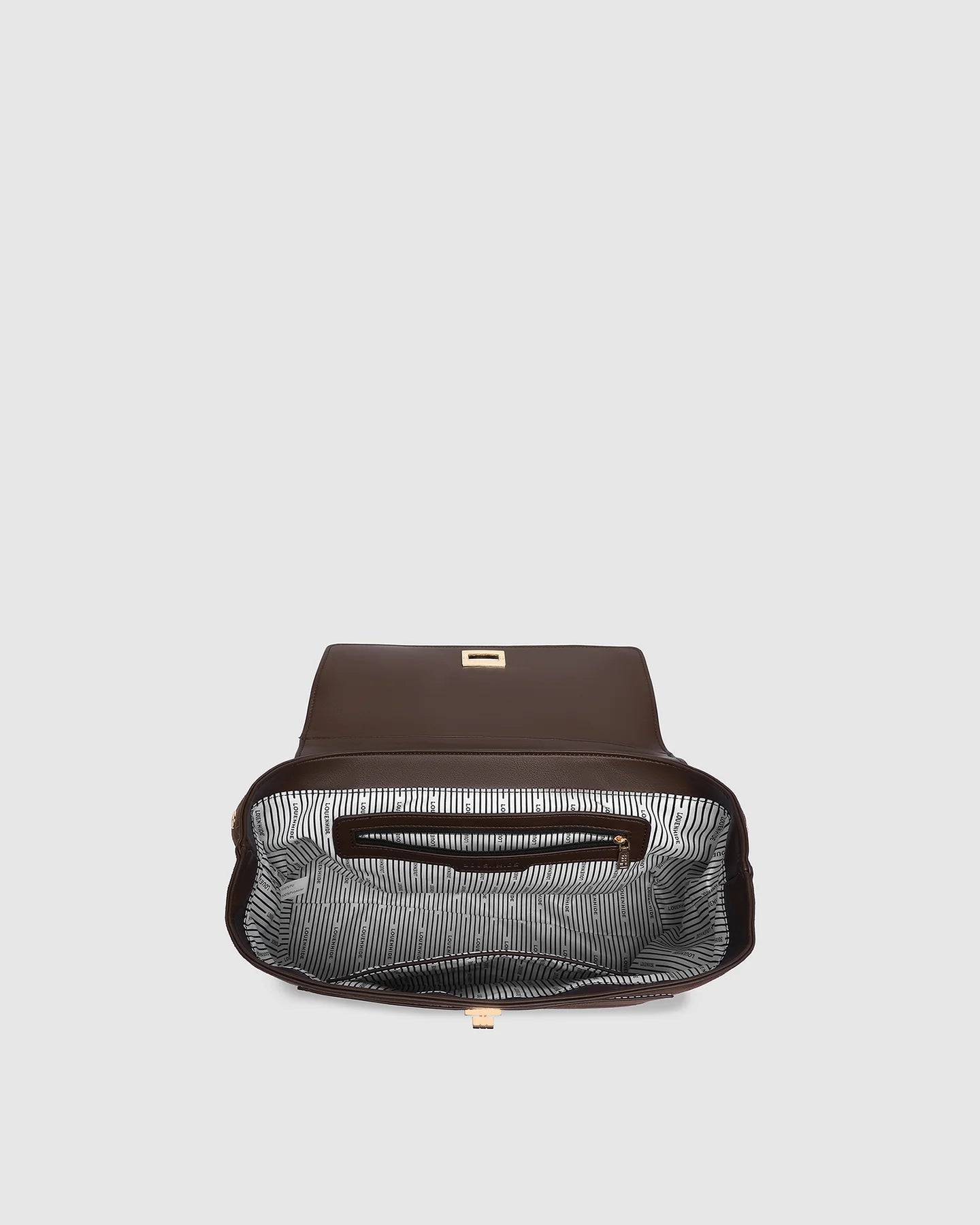 Louenhide Arden Suedette Shoulder Bag - Chocolate