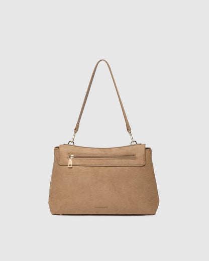 Louenhide Arden Suedette Shoulder Bag - Honey