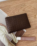 Louenhide Kuta Purse - Woven Chocolate