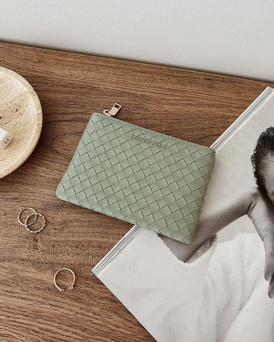 Louenhide Kuta Purse - Woven Sage Green