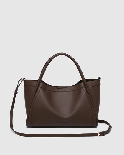 Louenhide Mini Sutton Shoulder Bag - Chocolate
