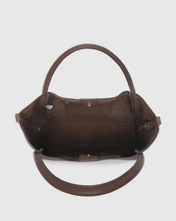 Louenhide Mini Sutton Shoulder Bag - Chocolate