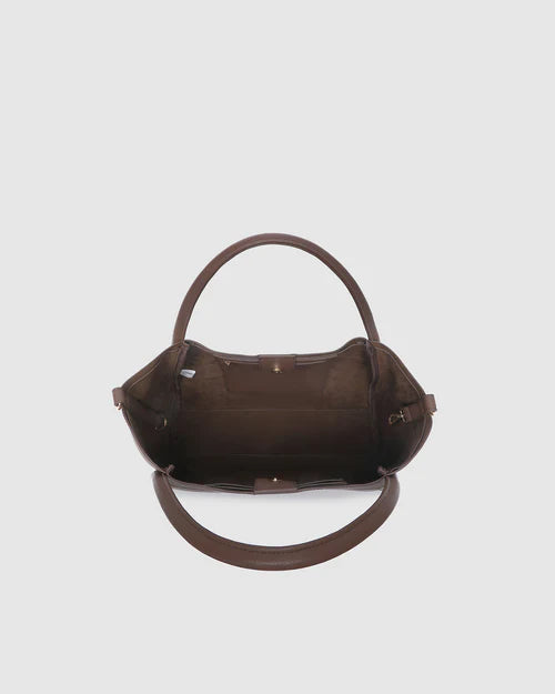 Louenhide Mini Sutton Shoulder Bag - Chocolate