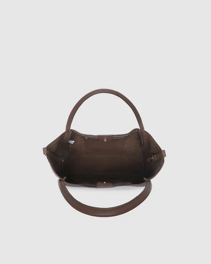 Louenhide Mini Sutton Shoulder Bag - Chocolate