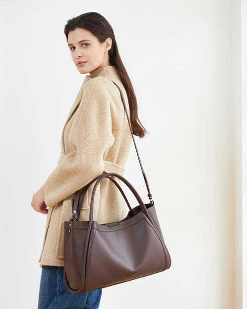Louenhide Mini Sutton Shoulder Bag - Chocolate