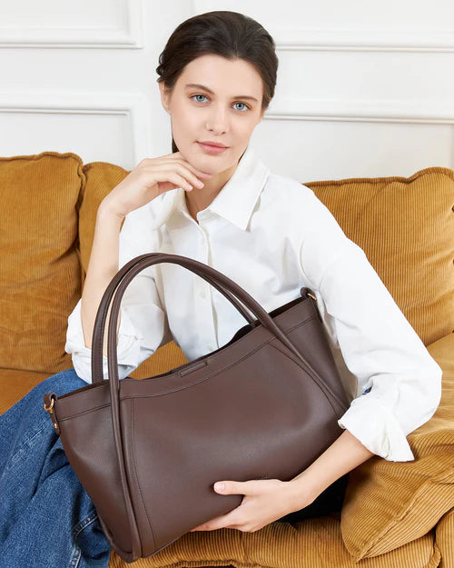 Louenhide Mini Sutton Shoulder Bag - Chocolate