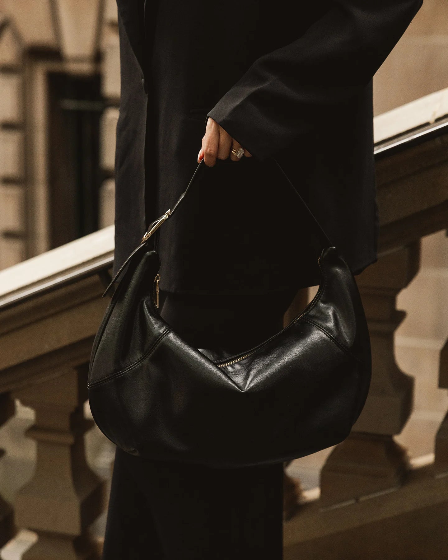 Louenhide Cleo Shoulder Bag - Black