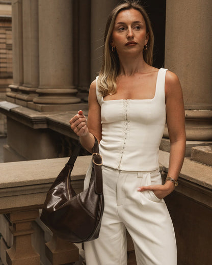 Louenhide Cleo Shoulder Bag - Chocolate