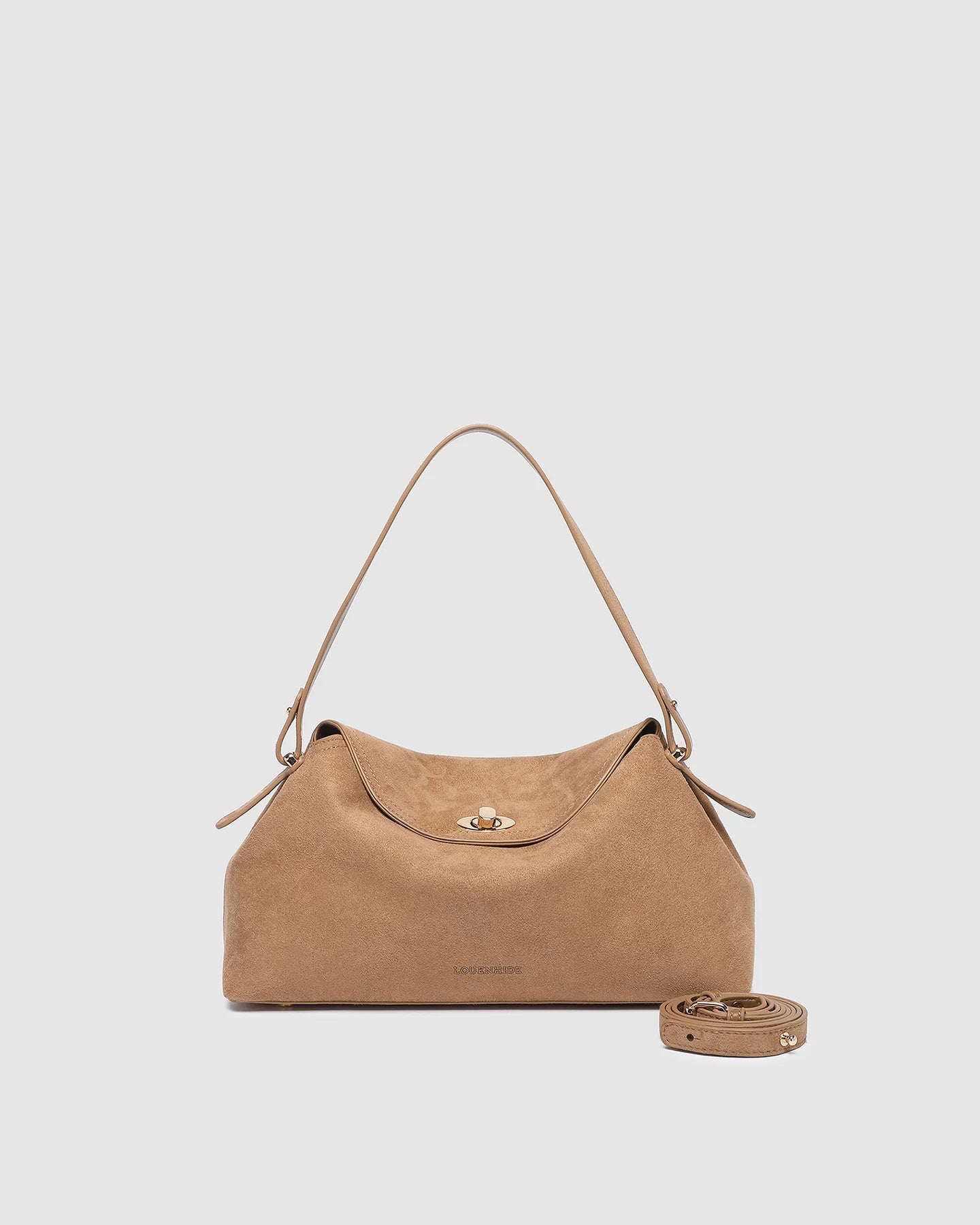 Louenhide Nicole Suedette Handbag - Honey