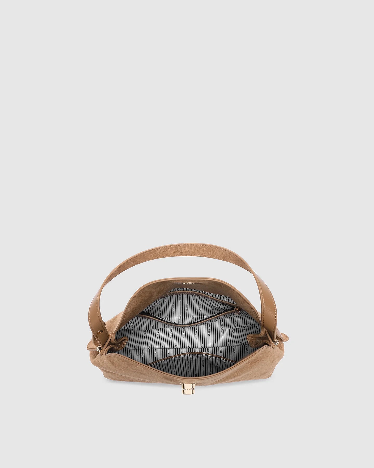 Louenhide Nicole Suedette Handbag - Honey