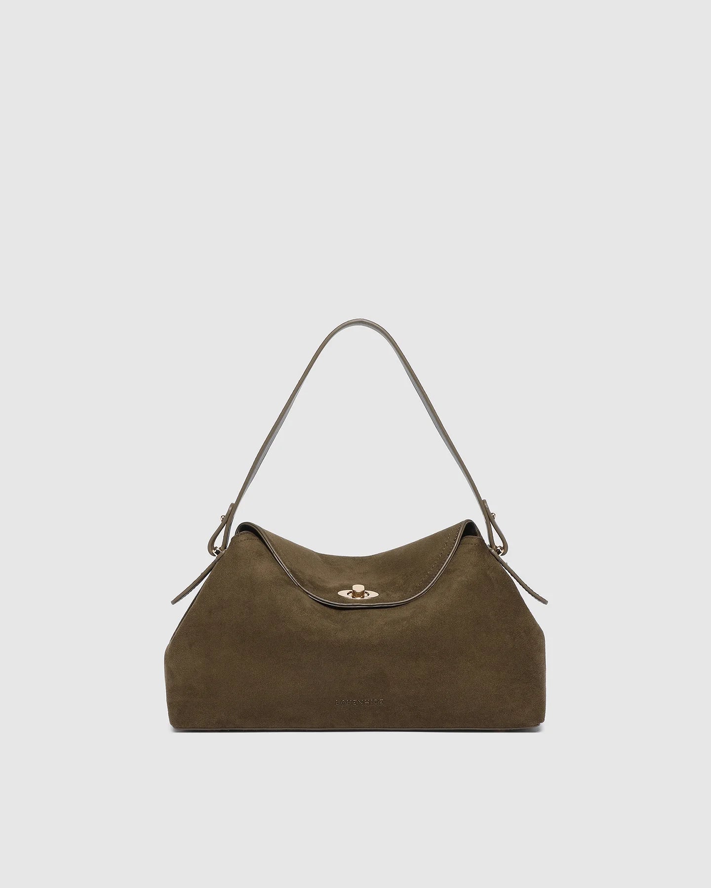 Louenhide Nicole Suedette Handbag - Olive