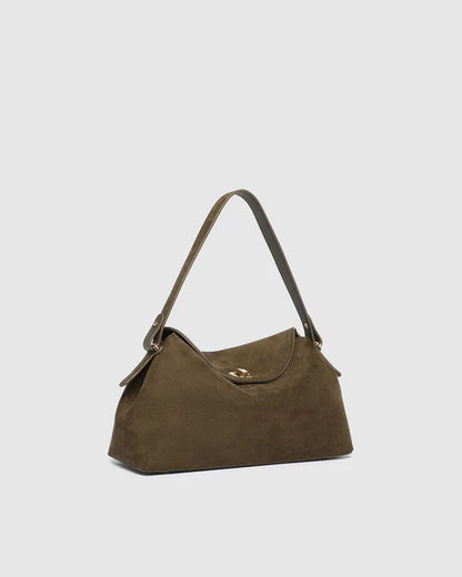 Louenhide Nicole Suedette Handbag - Olive