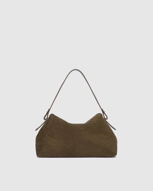 Louenhide Nicole Suedette Handbag - Olive